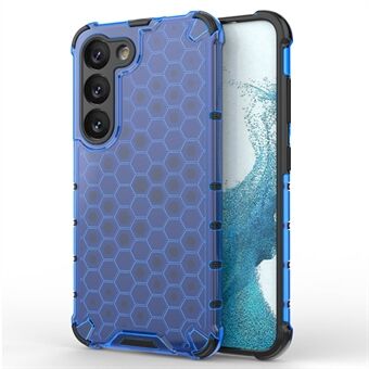 Telefondeksel til Samsung Galaxy S23 Støtsikkert deksel Honeycomb Textured TPU + PC-telefondeksel