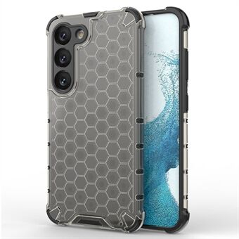 Telefondeksel til Samsung Galaxy S23 Støtsikkert deksel Honeycomb Textured TPU + PC-telefondeksel