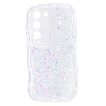 JTW-serien for Samsung Galaxy S23-etui Epoxy Glitter Paljetter Telefon TPU-deksel