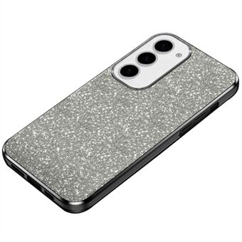 For Samsung Galaxy S23 6D elektroplatering mobildeksel med glitterpulver TPU-cover