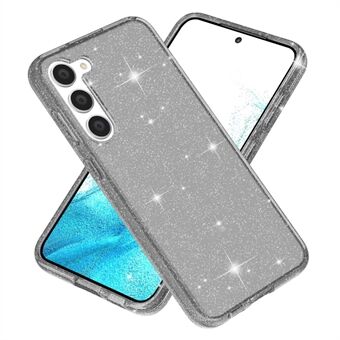 For Samsung Galaxy S23+ Anti-fall Glitrende Pulver Myk TPU + Hard PC-telefonveske Beskyttende bakdeksel