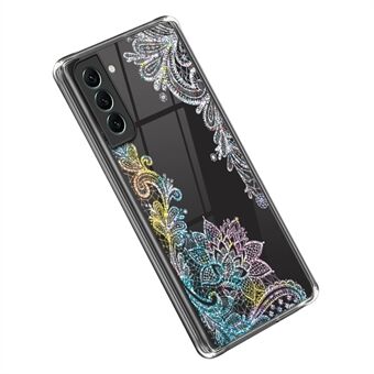 For Samsung Galaxy S23+ IMD-mønsterutskrift Transparent deksel Myk TPU støtsikkert beskyttende telefondeksel