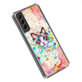 For Samsung Galaxy S23+ IMD-mønsterutskrift Transparent deksel Myk TPU støtsikkert beskyttende telefondeksel