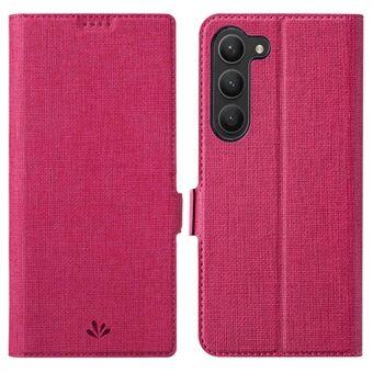 VILI K-serien for Samsung Galaxy S23+ PU-skinn Folio Flip-telefonveske Stand Støtsikker dobbel magnetisk lås beskyttelsesdeksel