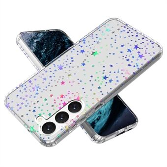 For Samsung Galaxy S23+ GW18 Laser støtsikkert telefondeksel PC + TPU fortykket mobiltelefondeksel