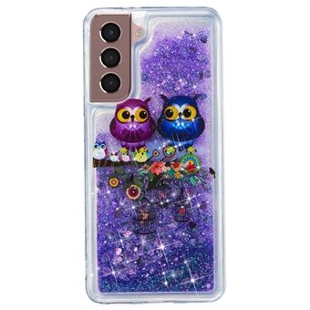 For Samsung Galaxy S23+ Glitter Liquid Quicksand TPU telefondeksel pregmønster telefondeksel