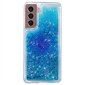 For Samsung Galaxy S23+ Glitter Liquid Quicksand TPU telefondeksel pregmønster telefondeksel