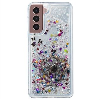 For Samsung Galaxy S23+ Glitter Liquid Quicksand TPU telefondeksel pregmønster telefondeksel