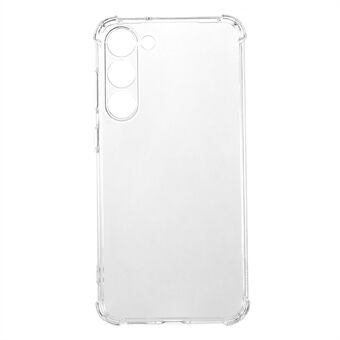 For Samsung Galaxy S23+ Transparent TPU-deksel Forsterkede hjørner Støtsikkert telefondeksel