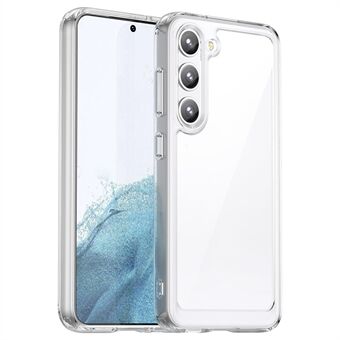 Til Samsung Galaxy S23+ Deksel TPU+Akryl Beskyttende Telefondeksel (Stor Hull for Bakre Linse)