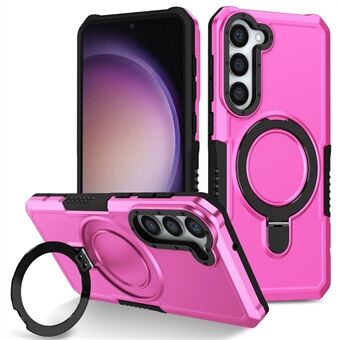 For Samsung Galaxy S23+ Etui TPU+PC Ring Kickstand Smarttelefon Bakskall.