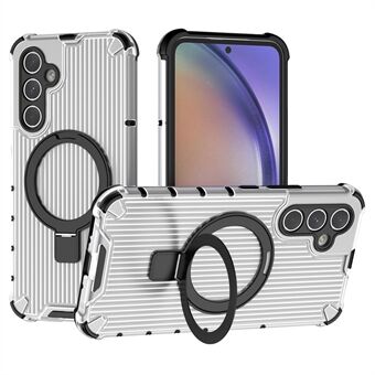 For Samsung Galaxy A54 5G Etui Magnetisk Ståstativ PC+TPU-telefondeksel Stripe Design