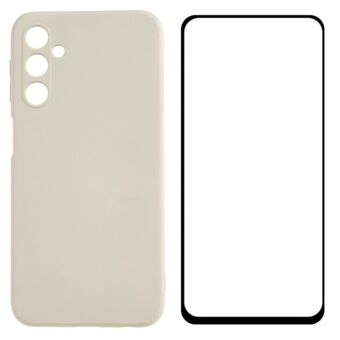 WANLONFENG RB2-serien for Samsung Galaxy A54 5G-deksel med skjermfilm TPU-telefondeksel (presis utskjæring)