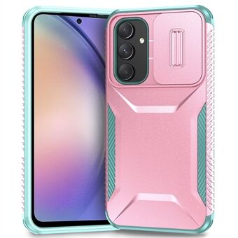 For Samsung Galaxy A54 5G Deksel med Skyvbar Kameradeksel Anti-Fall PC+TPU Telefondeksel