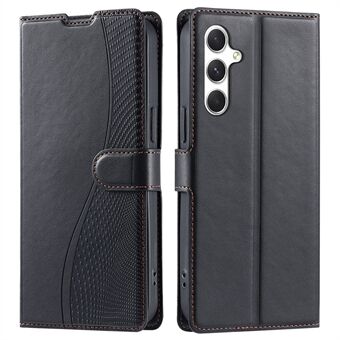 For Samsung Galaxy A54 5G Etui Prikker Pregede PU Lær Flip Telefon Deksel med Kortspor, Stropp