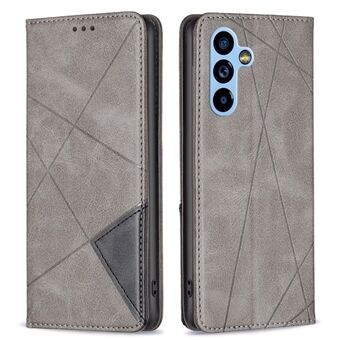 For Samsung Galaxy A54 5G BF Imprinting Pattern Series-1 Geometrisk påtrykt lærveske Magnetisk lukkedeksel med Stand