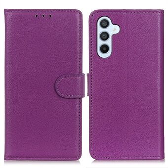 Støtsikkert telefondeksel for Samsung Galaxy A54 5G, Stand Litchi Texture PU Leather Phone Flip Cover