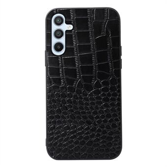 For Samsung Galaxy A54 5G Crocodile Texture Telefonveske Ekte kuskinnbelagt PC+TPU beskyttende bakdeksel