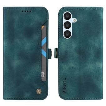 YIKATU YK-002 For Samsung Galaxy A54 5G Skin-touch PU-lommebokveske Stand Drop-sikkert mobiltelefondeksel med ytre kortspor