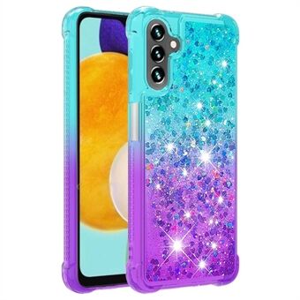 YB Quicksand Series-3 for Samsung Galaxy A54 5G støtsikker TPU-bakdeksel Gradient Quicksand Liquid Flowing Sparkle Telefonveske