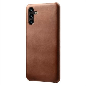 Beskyttende telefondeksel for Samsung Galaxy A54 5G, kalveteksturert PU-skinnbelagt PC-mobiltelefondeksel