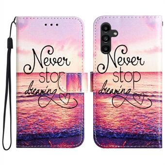 For Samsung Galaxy A54 5G PU Leather Flip Case Stand Funksjon Mønster Utskrift Telefondeksel