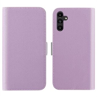 Litchi Texture lommeboktelefondeksel til Samsung Galaxy A54 5G, Candy Color PU- Stand