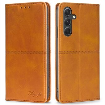 For Samsung Galaxy A54 5G-kortholder PU-skinn telefondeksel Kuskinn Texture Stand Telefonveske