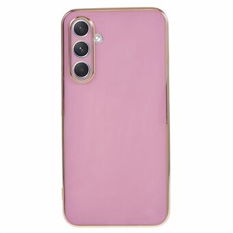 For Samsung Galaxy A54 5G Soft TPU Telefonbeskyttende Etui Glanset 6D Elektroplateringsbakdeksel