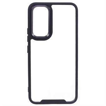 For Samsung Galaxy A54 5G TPU + Acrylic Deksel Transparent Case med elektrogalvanisering av linserammen.