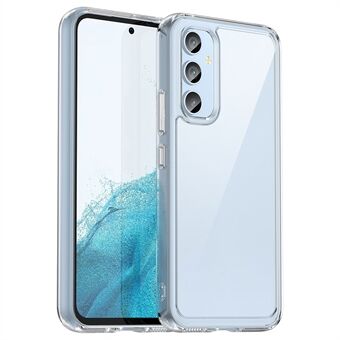 For Samsung Galaxy A54 5G Gjennomsiktig Telefondeksel TPU+Akryl Cover (Stor hull til bakre linse)