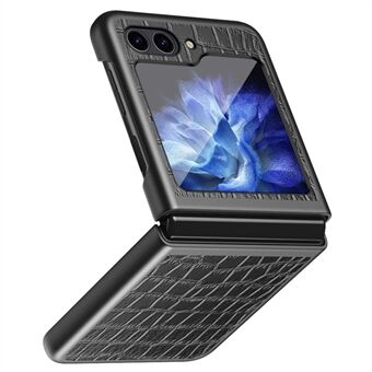 For Samsung Galaxy Z Flip6 5G Etui Krokodille Tekstur PU Lær Bakdekselet