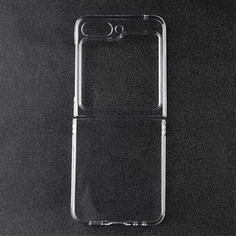 For Samsung Galaxy Z Flip5 5G Transparent Back Shell Telefonveske Fallbestandig hardt PC-telefondeksel