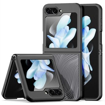 DUX DUCIS Aimo-serien for Samsung Galaxy Z Flip5 5G telefonveske TPU + PC Anti-drop Cover (REACH-sertifisering) - Svart