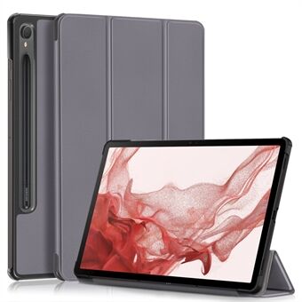 For Samsung Galaxy Tab S9 11-tommers SM-X710, SM-X716B, SM-X718U PU skinnbrettstyrte stativdeksel Automatisk våking / søvn Smart nettbrettetui.