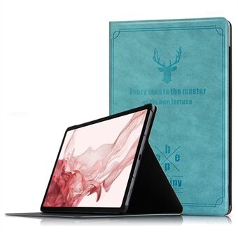 For Samsung Galaxy Tab S9 Stand-etui Folio Flip PU-lær+PC Anti-drop Tablet-beskyttelsesdeksel.