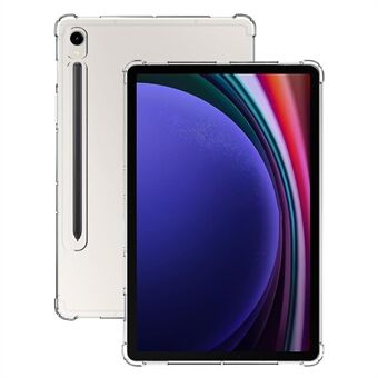 For Samsung Galaxy Tab S9 Forsterkede hjørner Tablettdeksel Fall-sikkert Gjennomsiktig TPU-deksel