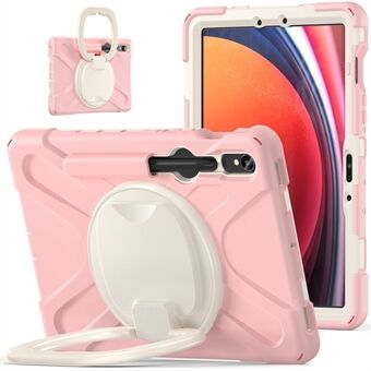 For Samsung Galaxy Tab S9 / S8 / S7 Hard PC+Soft Silicone Case Rotating Kickstand Shockproof Tablet Cover

For Samsung Galaxy Tab S9 / S8 / S7 hard PC+mykt silikonveske med roterende stativ, støtsikker nettbrettsdeksel.