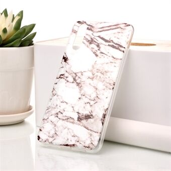 Marble Pattern IMD TPU-bakdeksel til Huawei P20