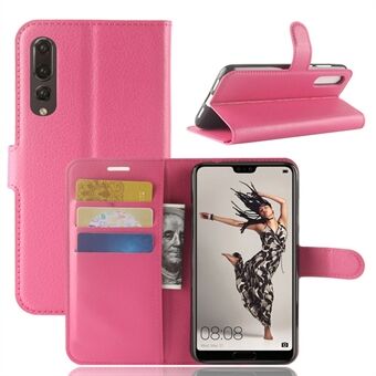 Litchi Texture Wallet Lærbeskyttelsesveske til Huawei P20 Pro