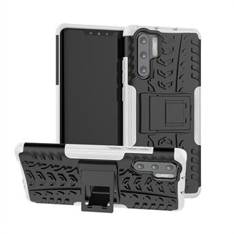 Sklisikker PC + TPU Hybrid-deksel med Kickstand for Huawei P30 Pro