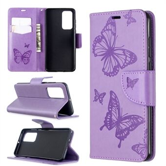 Imprint Butterfly Wallet Leather Stand Case for Huawei P40