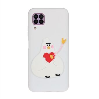 Animal Doll Coated TPU Phone Cover Case for Huawei P40 Lite 4G / Nova 6 SE / Nova 7i