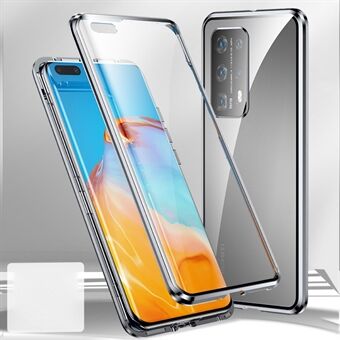 Metall+herdet glass med speiltelefondeksel for Huawei P40 Pro+