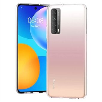 For Huawei P Smart 2021 / Y7a Anti-fingeravtrykk gjennomsiktig TPU-telefondeksel