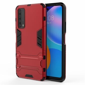 2 i 1 PC + TPU Hybrid Telefondeksel med Slide-Out Kickstand for Huawei P Smart 2021 / Y7a