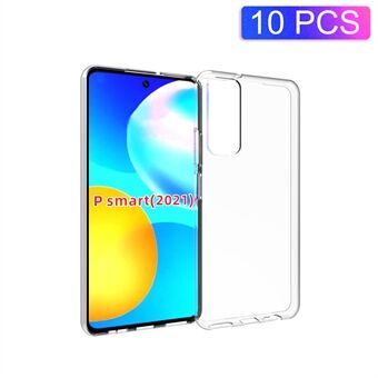 10 stk / pakke telefonbeskyttende TPU-skall Anti-slip indre for Huawei Y7a / P Smart 2021