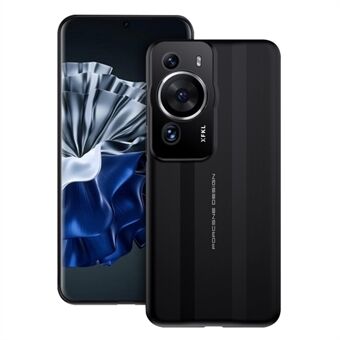 For Huawei P60 Pro gummiert telefondeksel Kameralinsebeskyttelse Hard PC-telefon bakdeksel