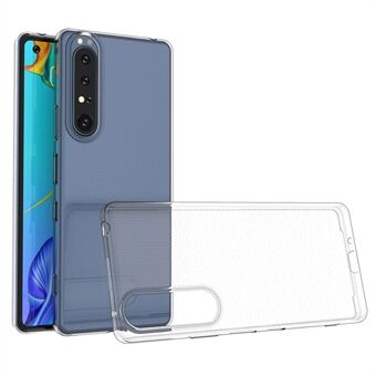 For Sony Xperia 1 III 5G HD Krystallklar telefonbaksideskall Støtsikker fleksibel TPU Slim Telefonveske