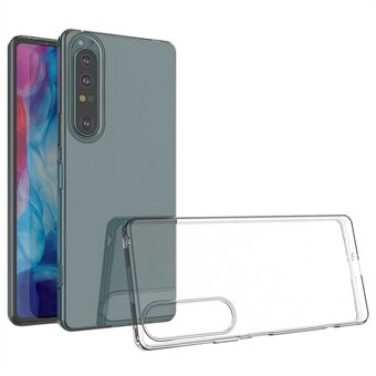 For Sony Xperia 1 IV TPU-telefondeksel bak Supertransparent ultratynt beskyttende telefondeksel